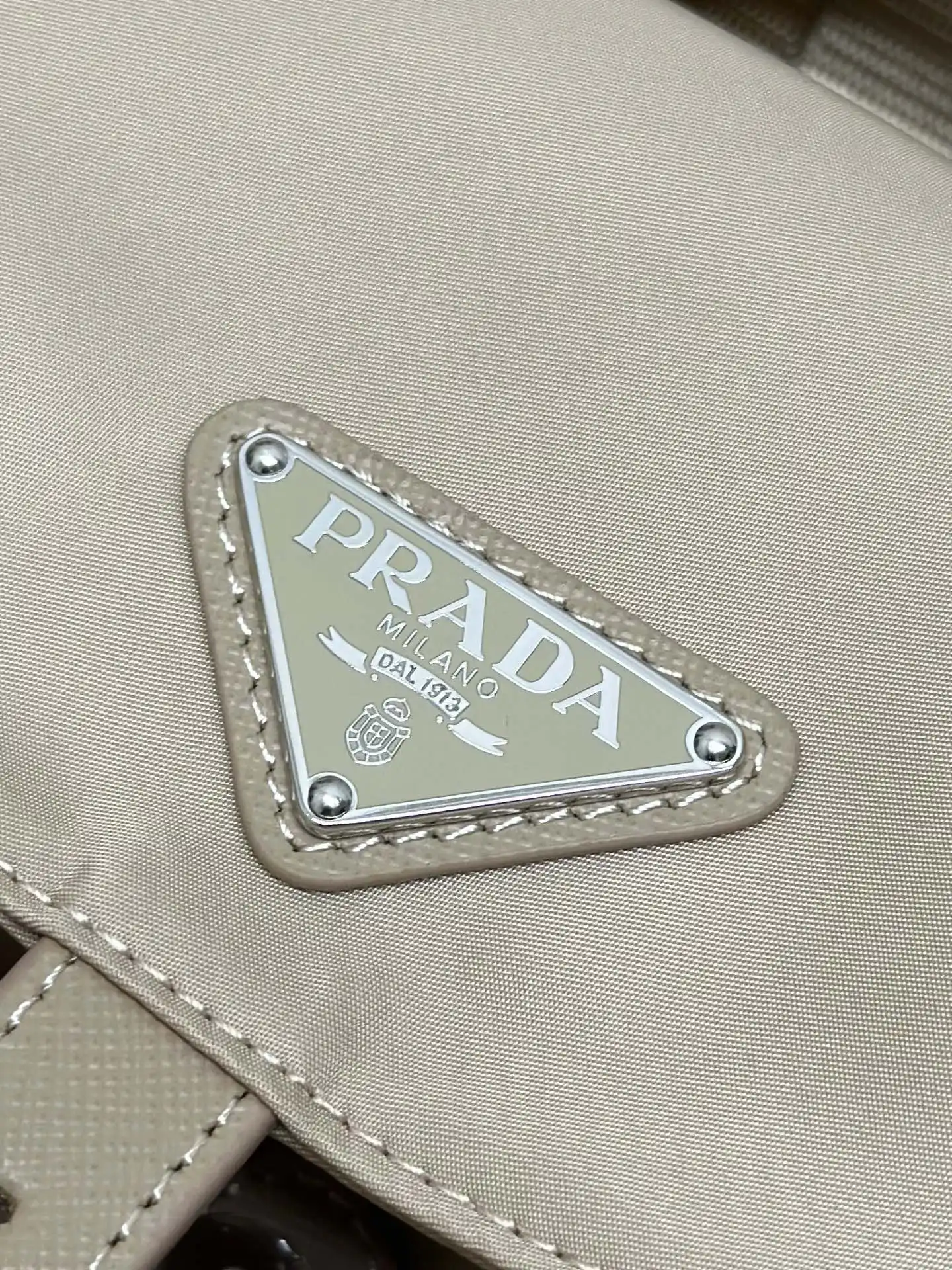 Prada Nylon Saffiano-Trim Backpack with Pouch D76016354 — view 5