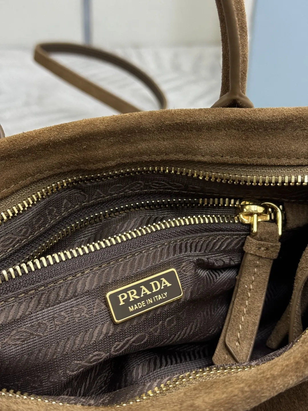 Softlux Suede Mini Top-Handle Crossbody Bag D95016355 — view 9
