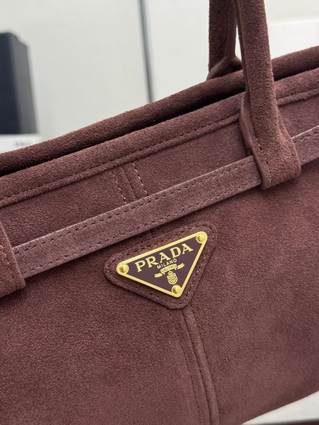 Soft Lux Suede Top-Handle Crossbody Bag D99016356 — view 7