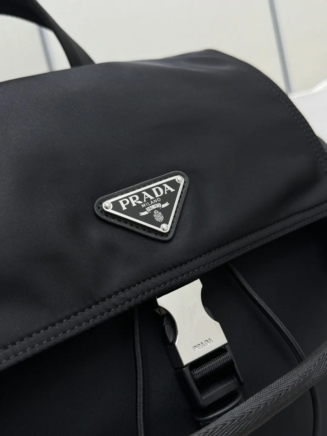 Prada Explore Re-Nylon and Leather Backpack D88016359 — view 8