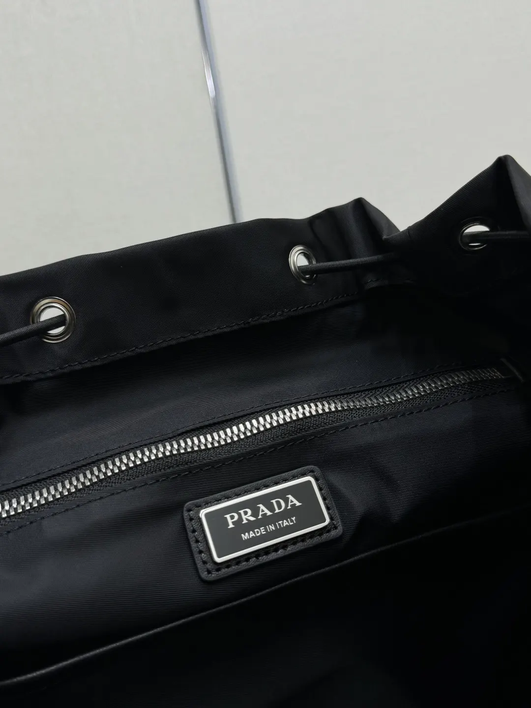 Prada Explore Re-Nylon and Leather Backpack D88016359 — view 9