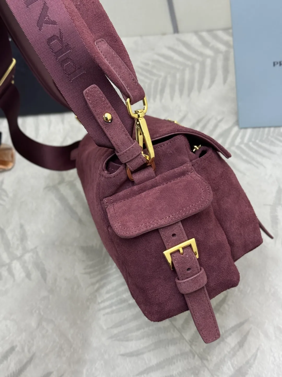 Suede Multi-Pocket Shoulder Bag D98016366 — view 5