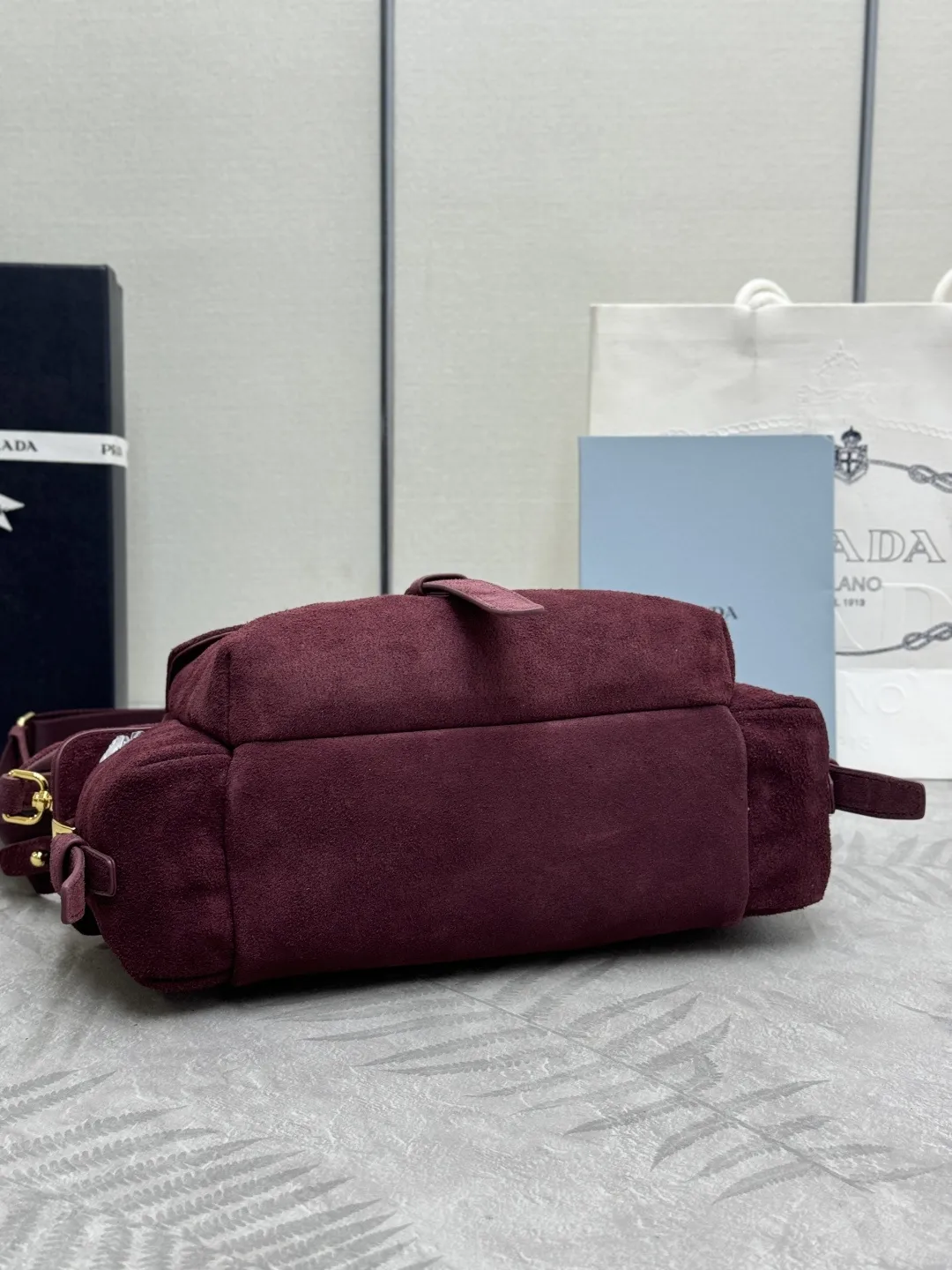 Suede Multi-Pocket Shoulder Bag D98016366 — view 6