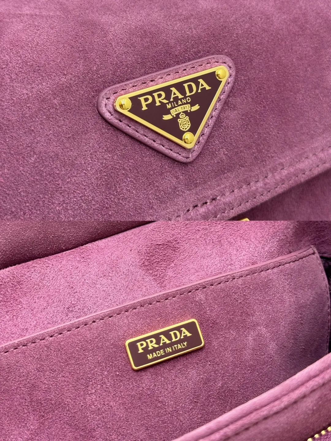 Suede Flap Crossbody Bag D98016367 — view 9