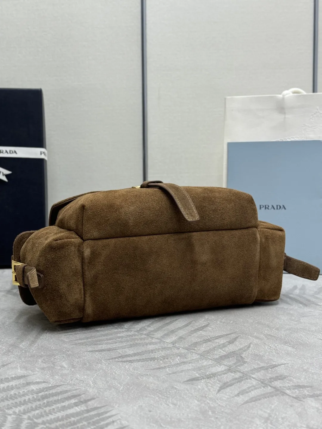 Suede Flap Shoulder Bag D98016494 — view 6