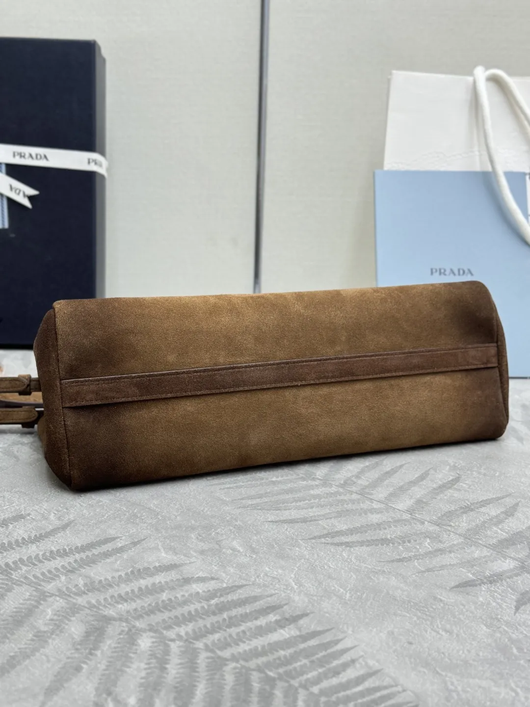 Suede Enchaîné Shoulder Bag D102016370 — view 6