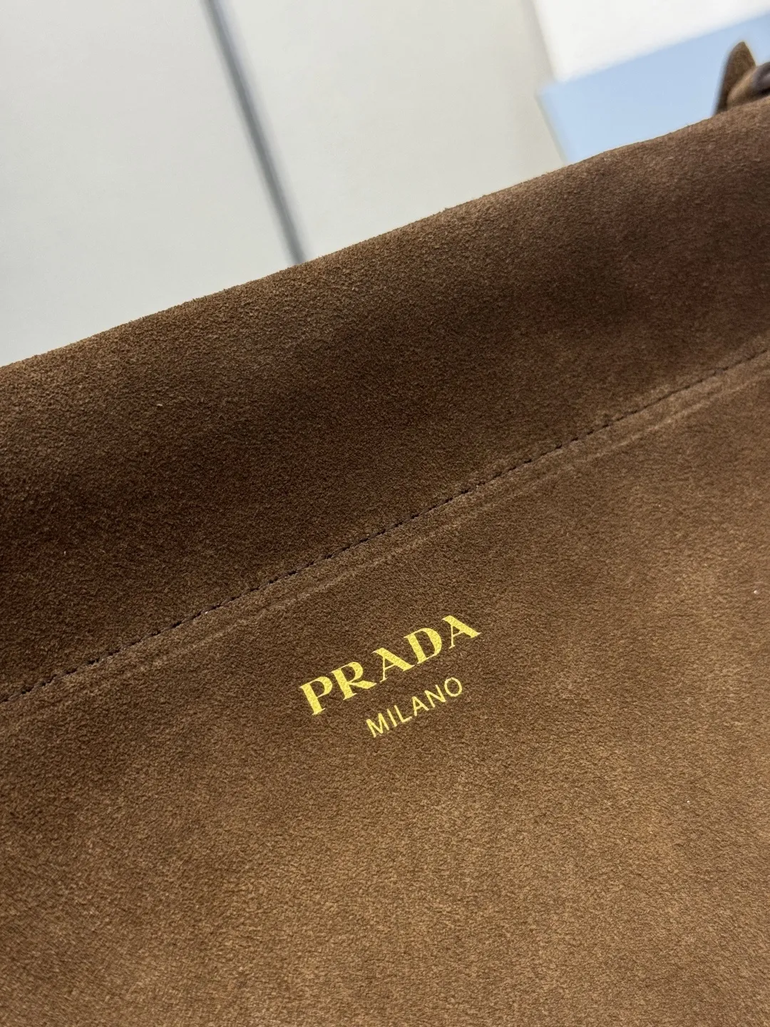 Suede Enchaîné Shoulder Bag D102016370 — view 7