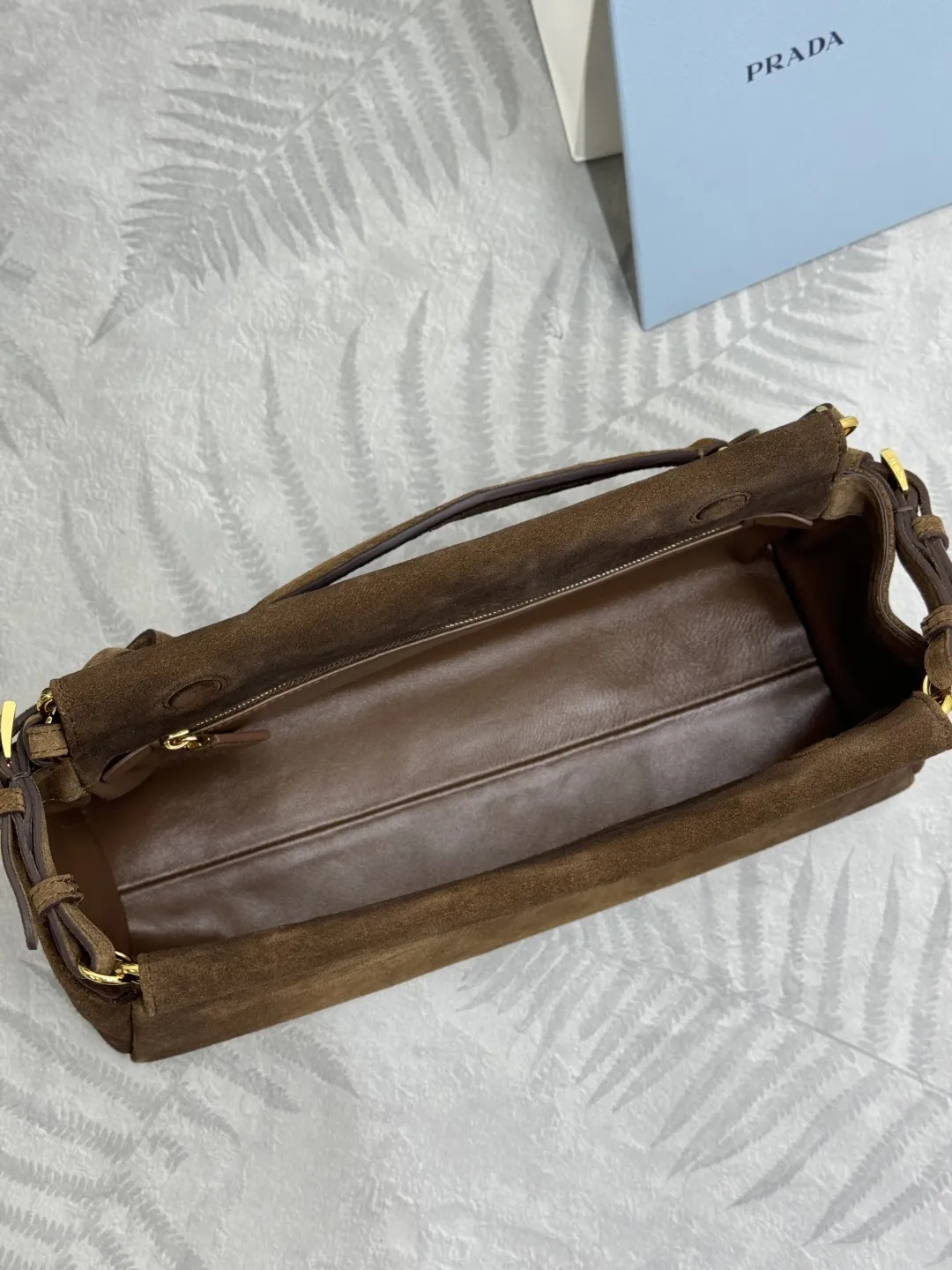 Suede Enchaîné Shoulder Bag D102016370 — view 8