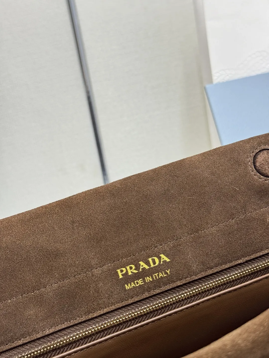 Suede Enchaîné Shoulder Bag D102016370 — view 9