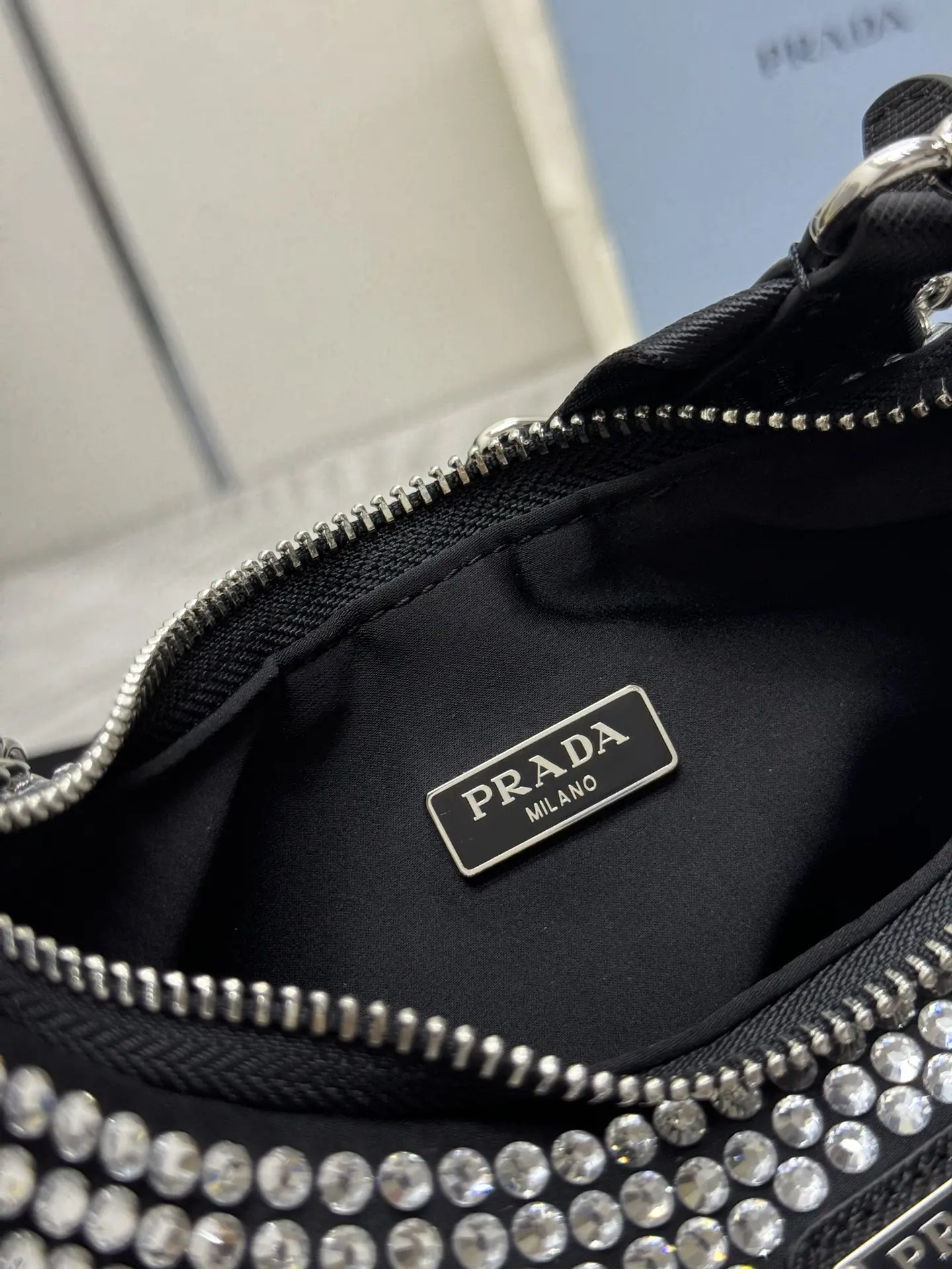 Re-Edition 2005 Crystal-Embellished Shoulder Bag D83016371 — view 9