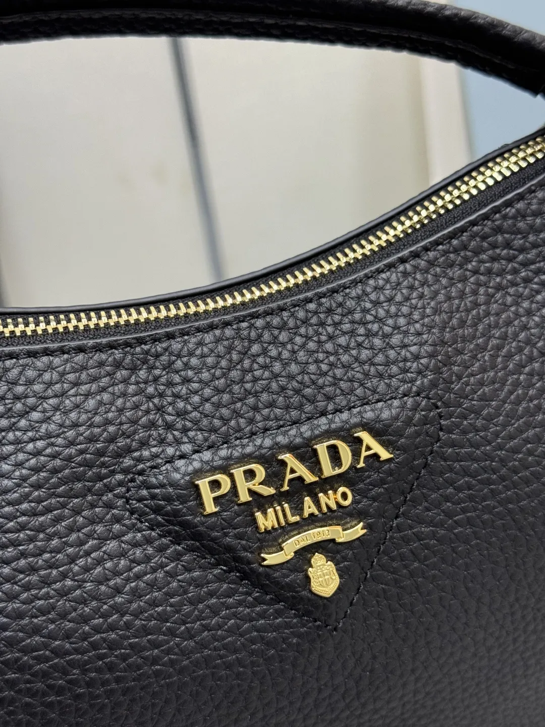 Prada Grained Leather Top-Handle Bag D98016373 — view 7