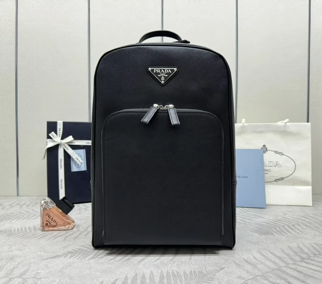 Saffiano Leather Backpack D108016374
