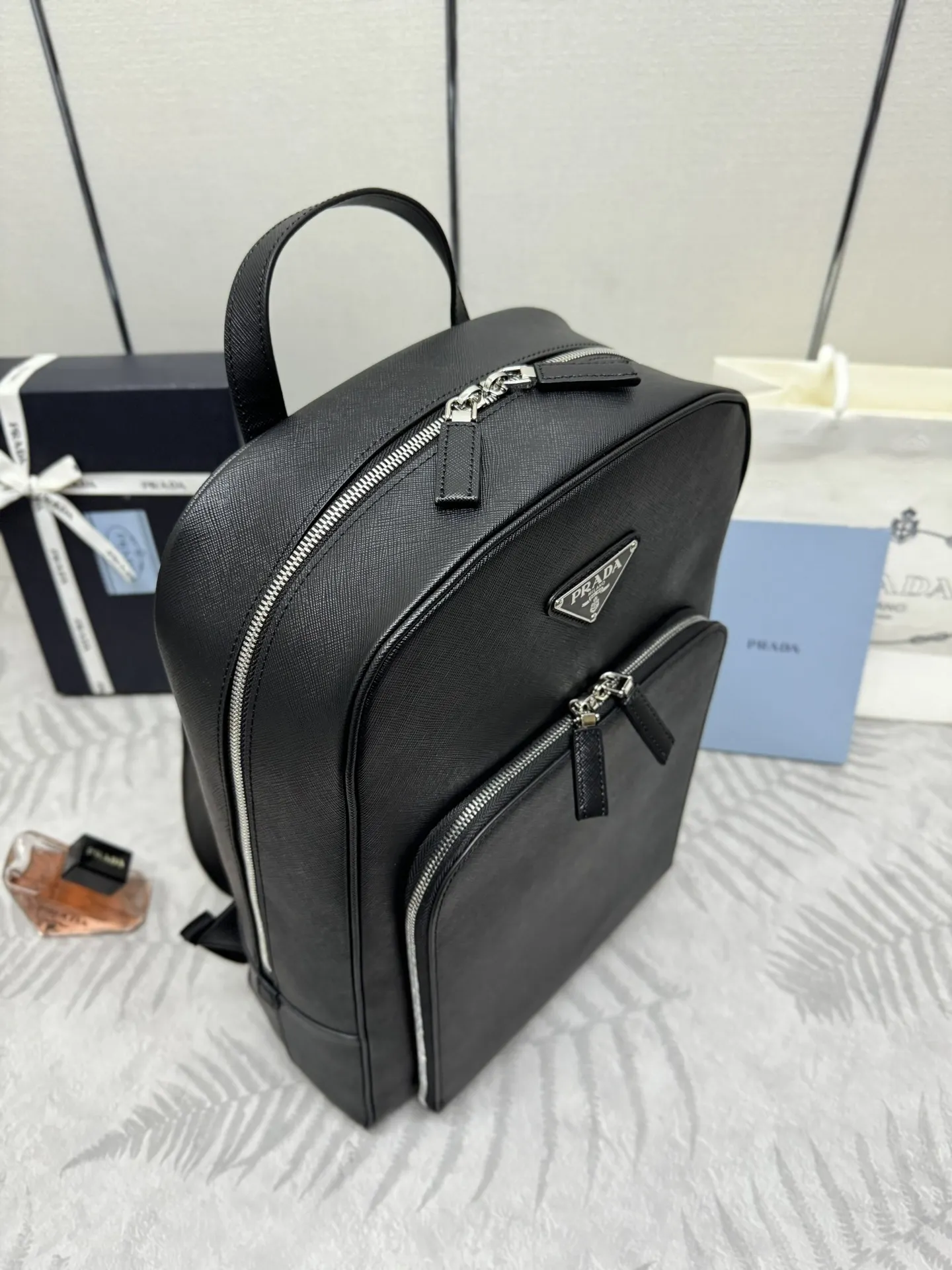 Saffiano Leather Backpack D108016374 — view 3