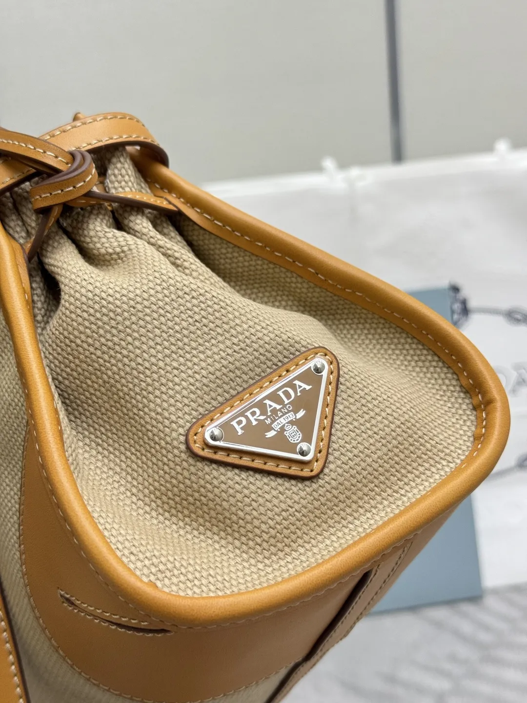 Bonnie Canvas and Leather Shoulder Bag D103016375 — view 7
