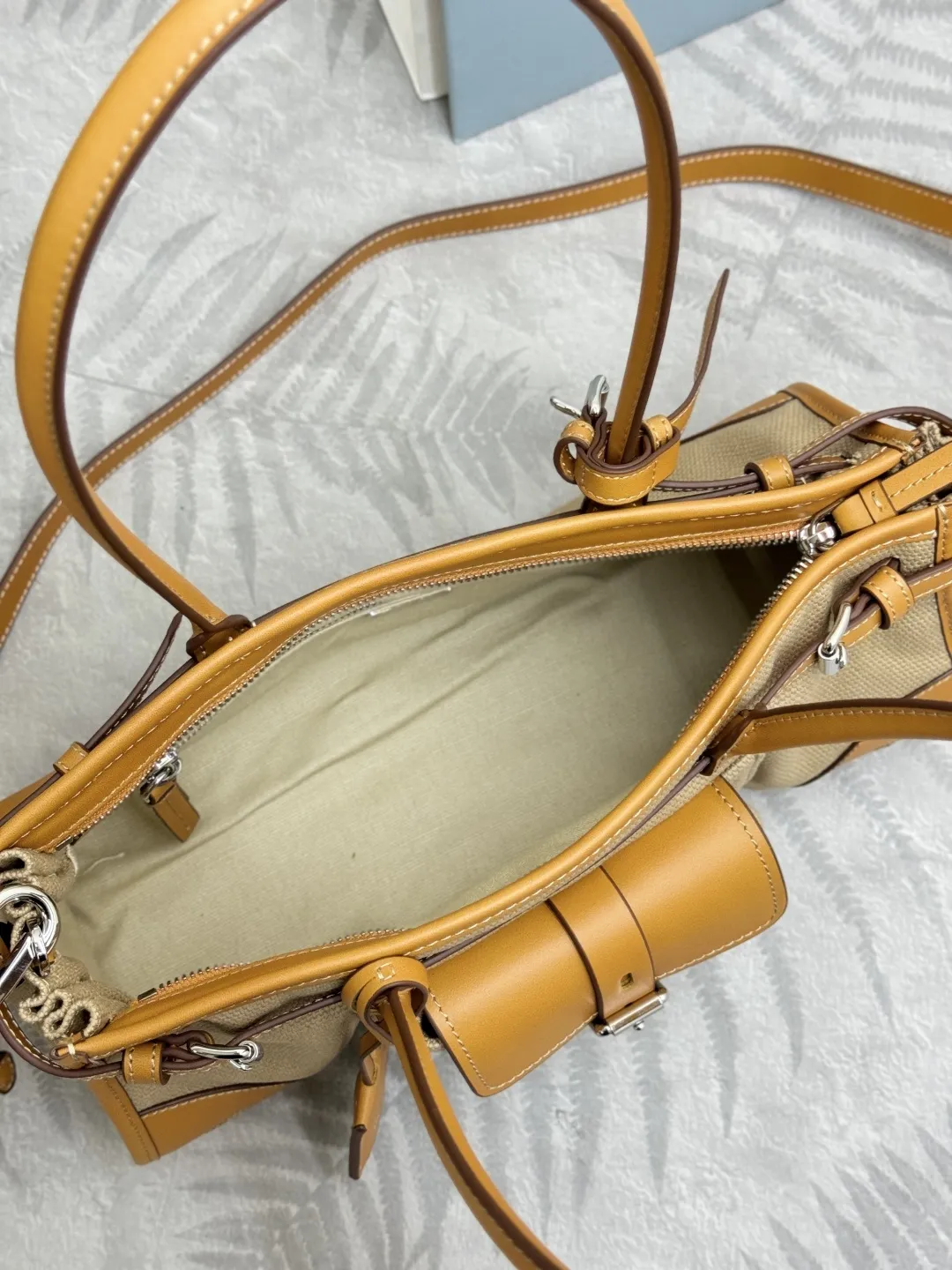 Bonnie Canvas and Leather Shoulder Bag D103016375 — view 8