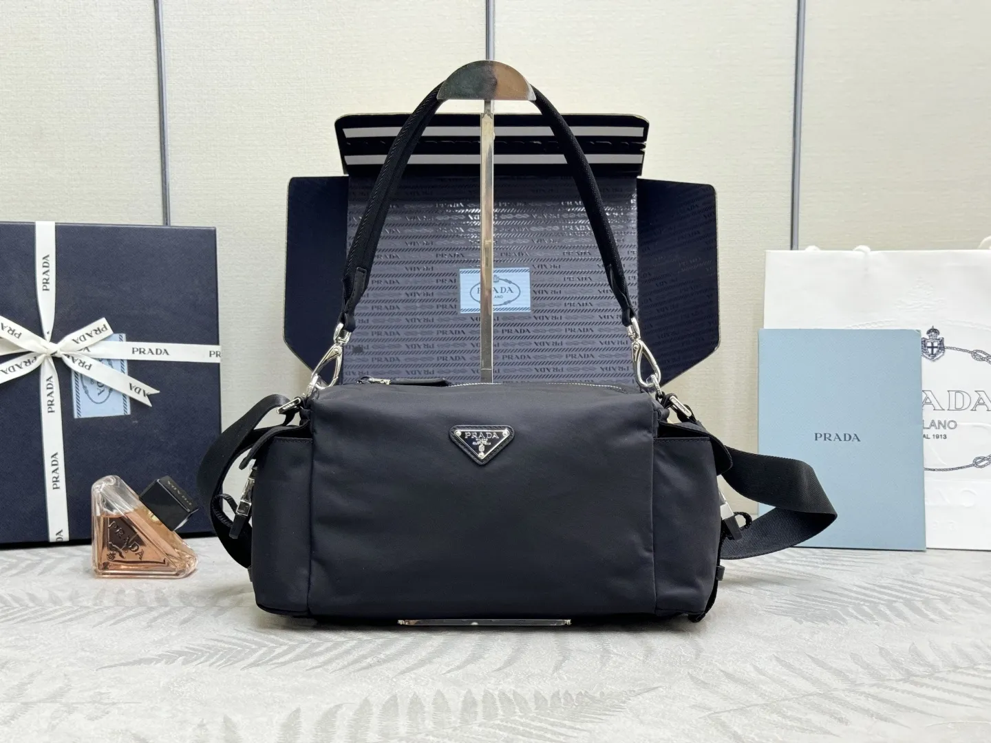 Prada Small Explore Nylon Shoulder Bag D73016377