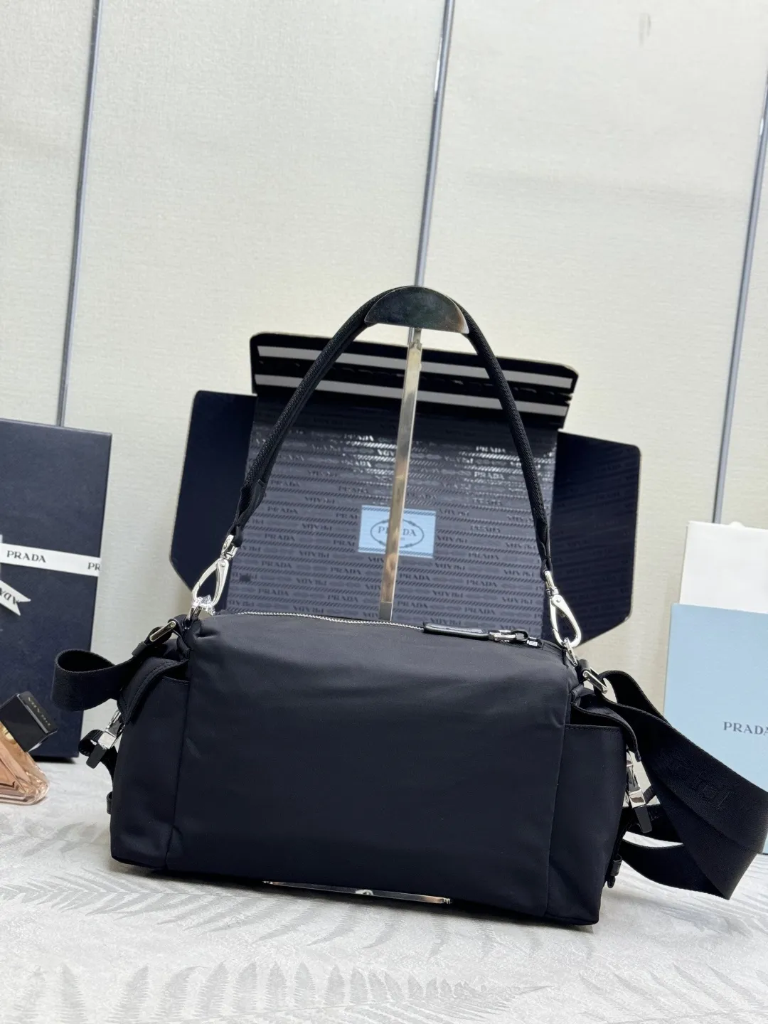 Prada Small Explore Nylon Shoulder Bag D73016377 — view 2