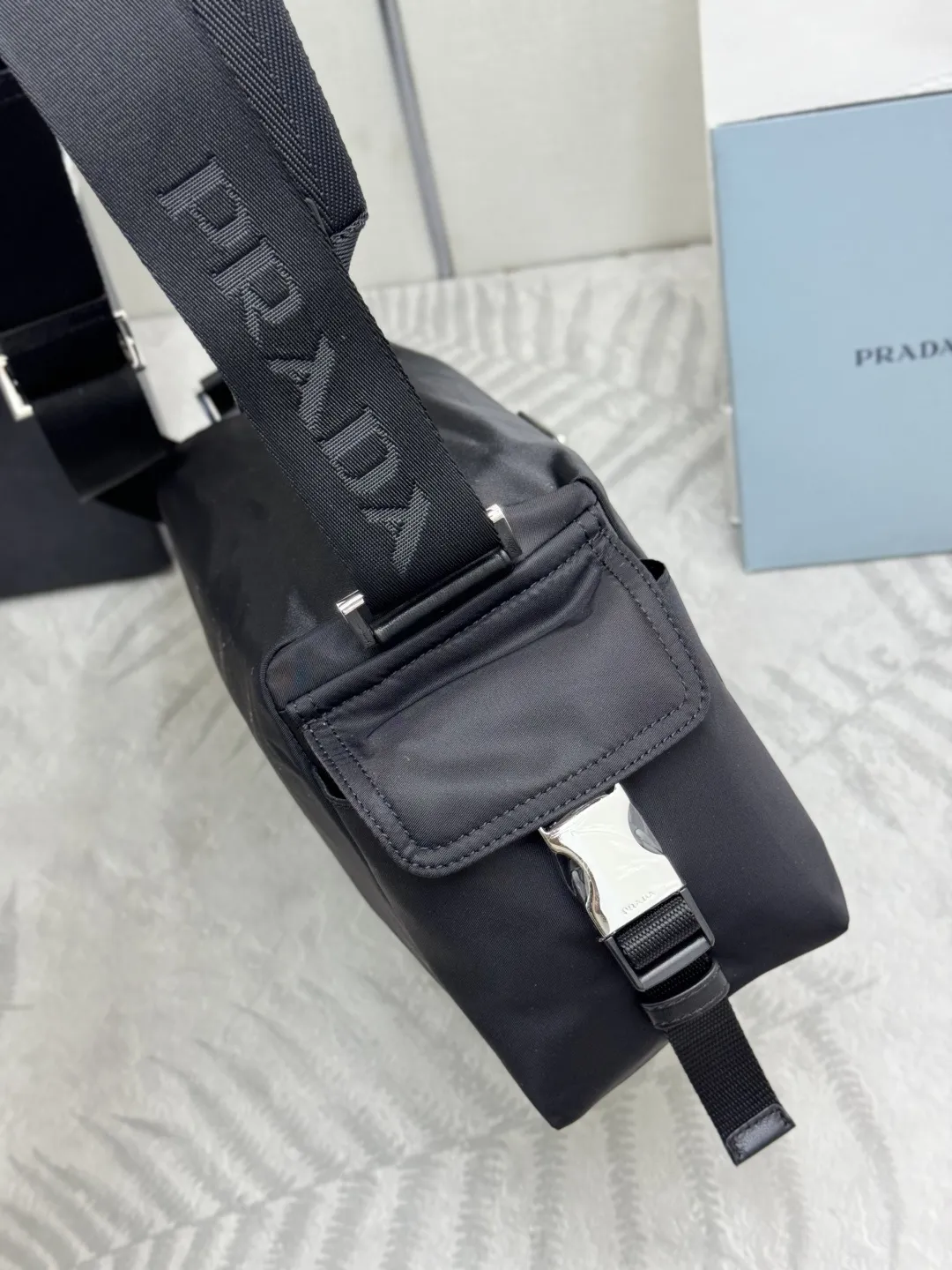Prada Small Explore Nylon Shoulder Bag D73016377 — view 5