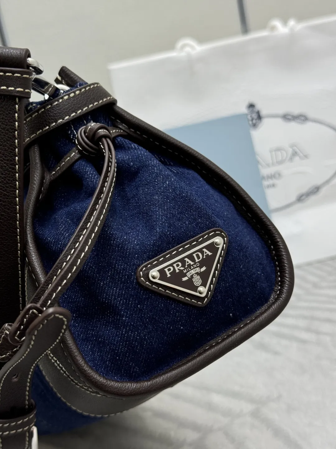 Denim Bonnie Top-Handle Bag D100016379 — view 7