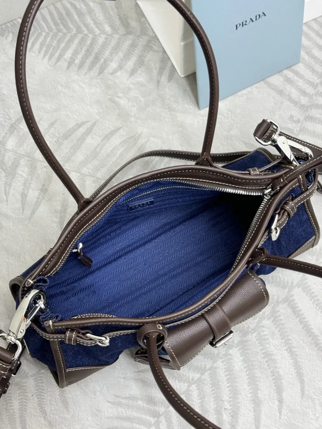 Denim Bonnie Top-Handle Bag D100016379 — view 8