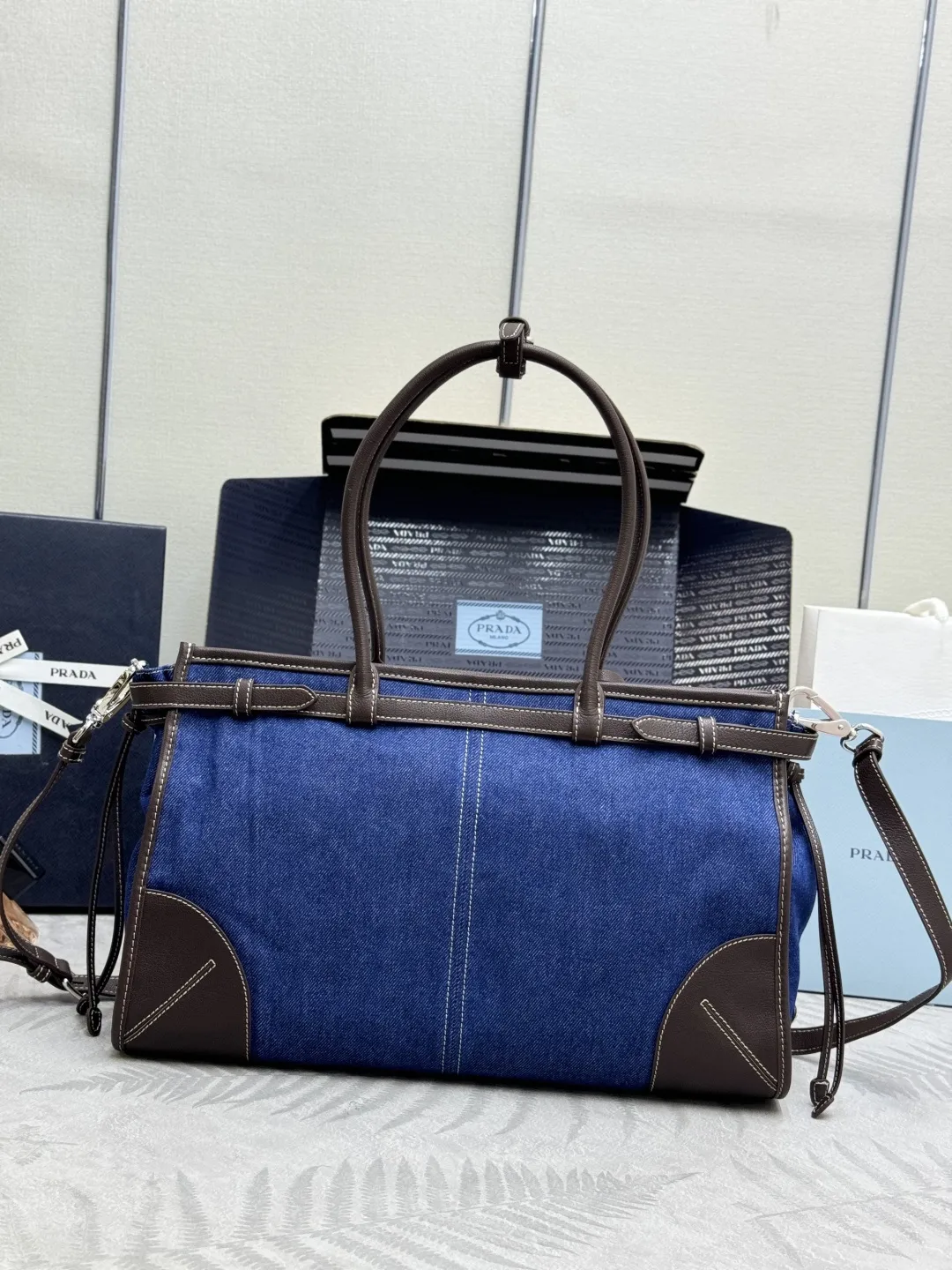 Denim Bonnie Top-Handle Bag D105016380 — view 2
