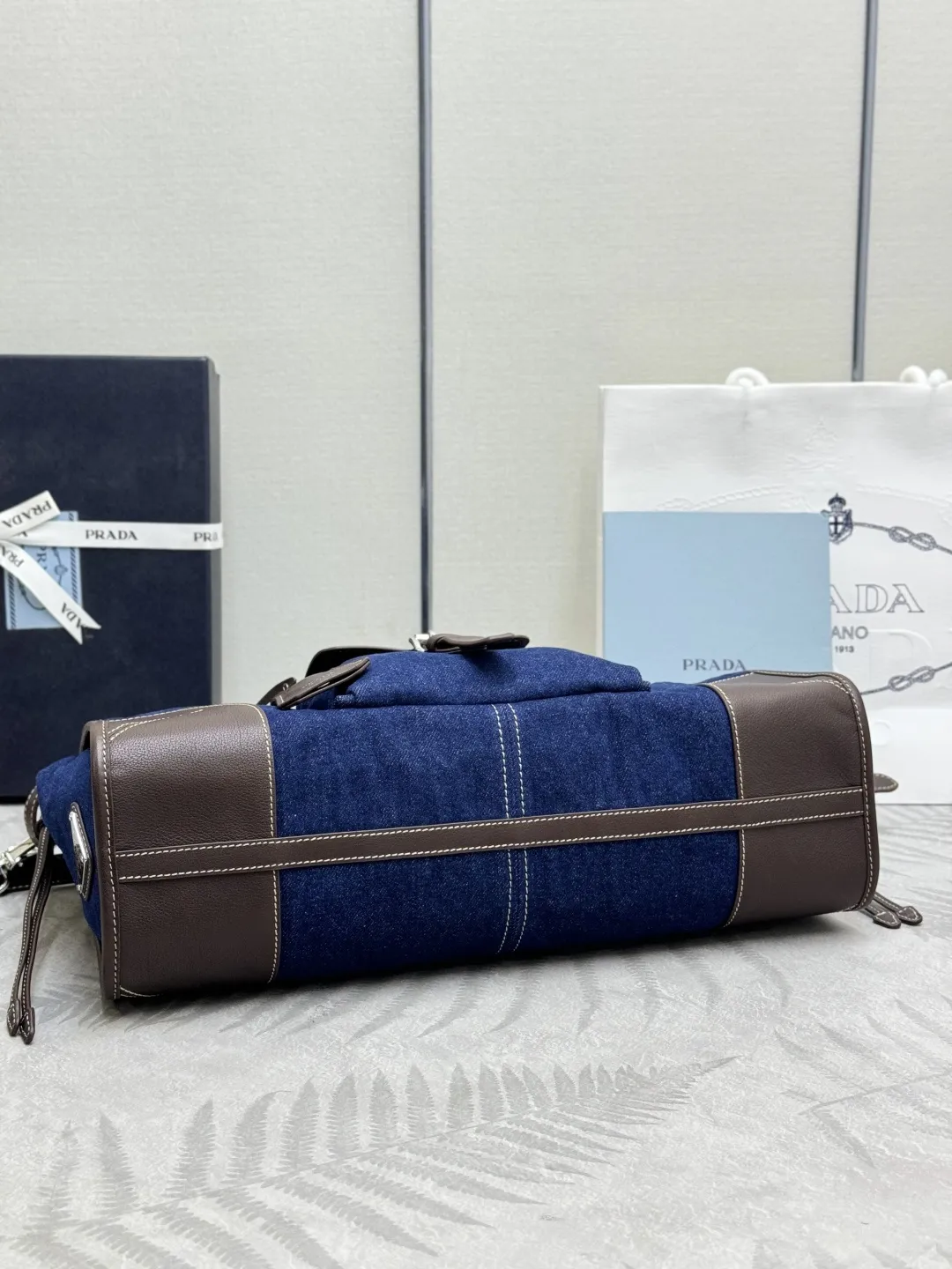 Denim Bonnie Top-Handle Bag D105016380 — view 6