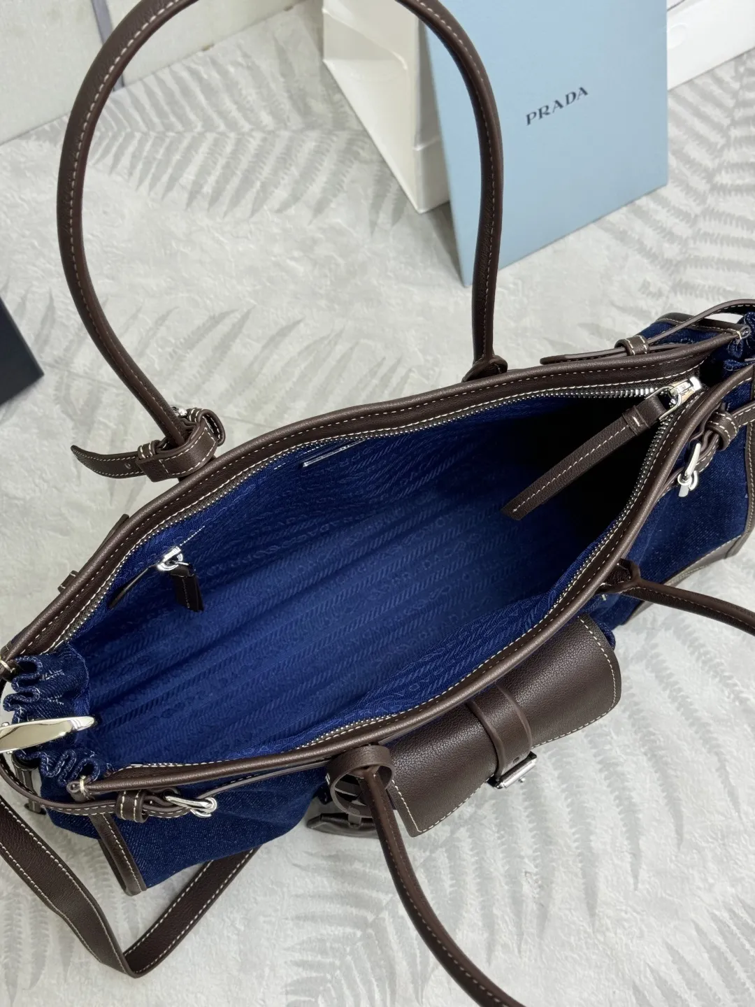 Denim Bonnie Top-Handle Bag D105016380 — view 8