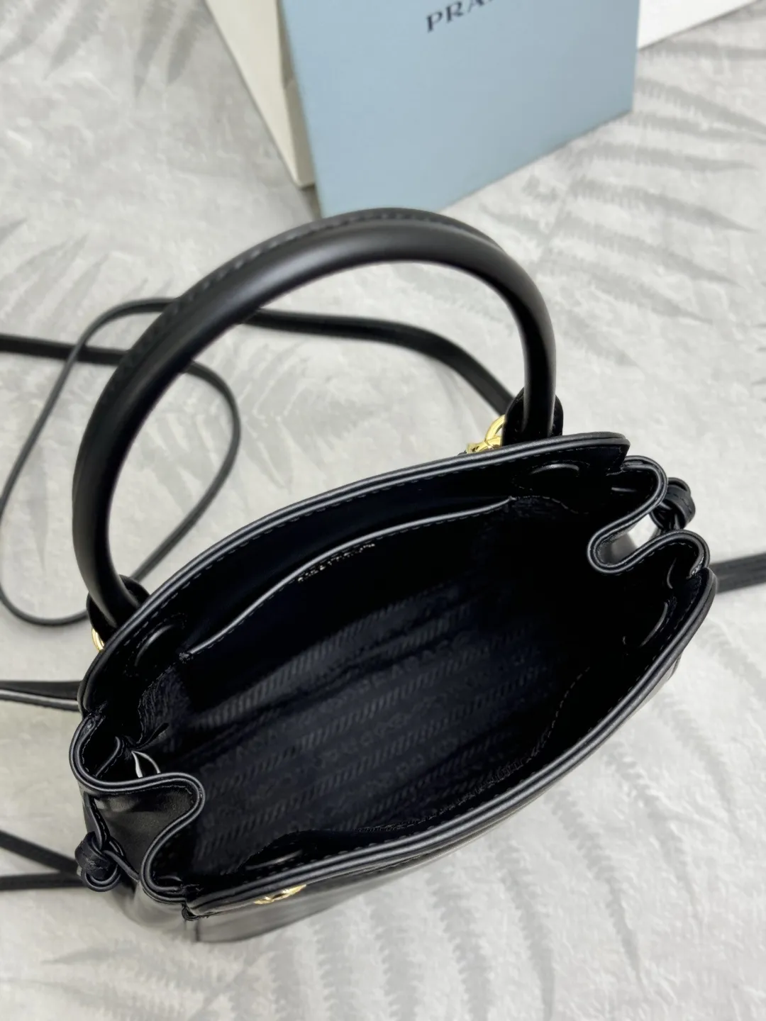 Prada Carry Leather Top-Handle Bag D88016381 — view 8