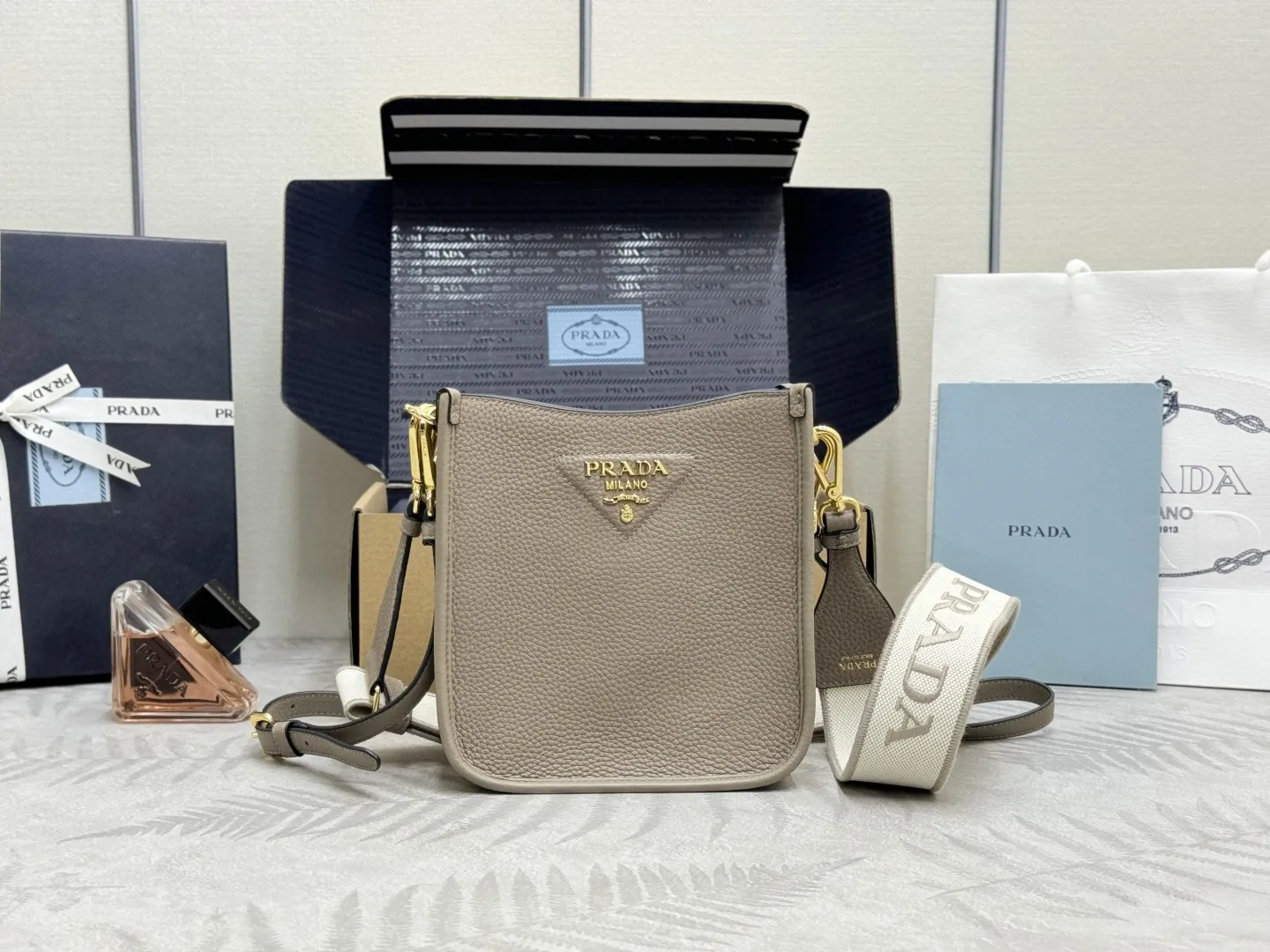 Prada 1BH191 Deerskin Mini Shoulder Bag D95016387