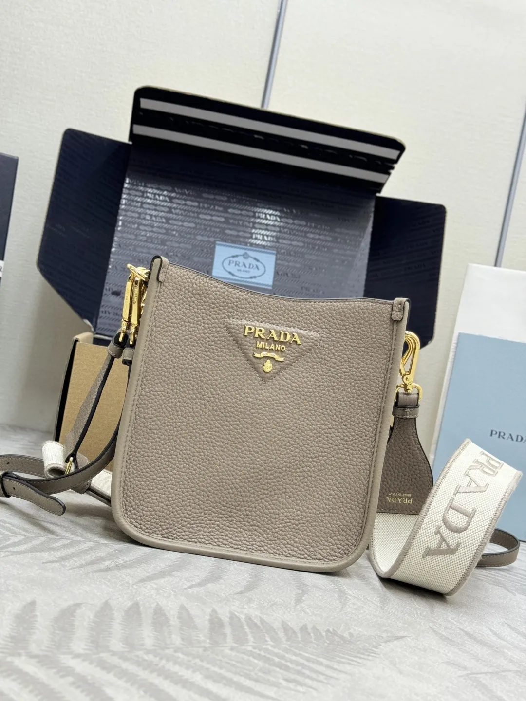 Prada 1BH191 Deerskin Mini Shoulder Bag D95016387 — view 2