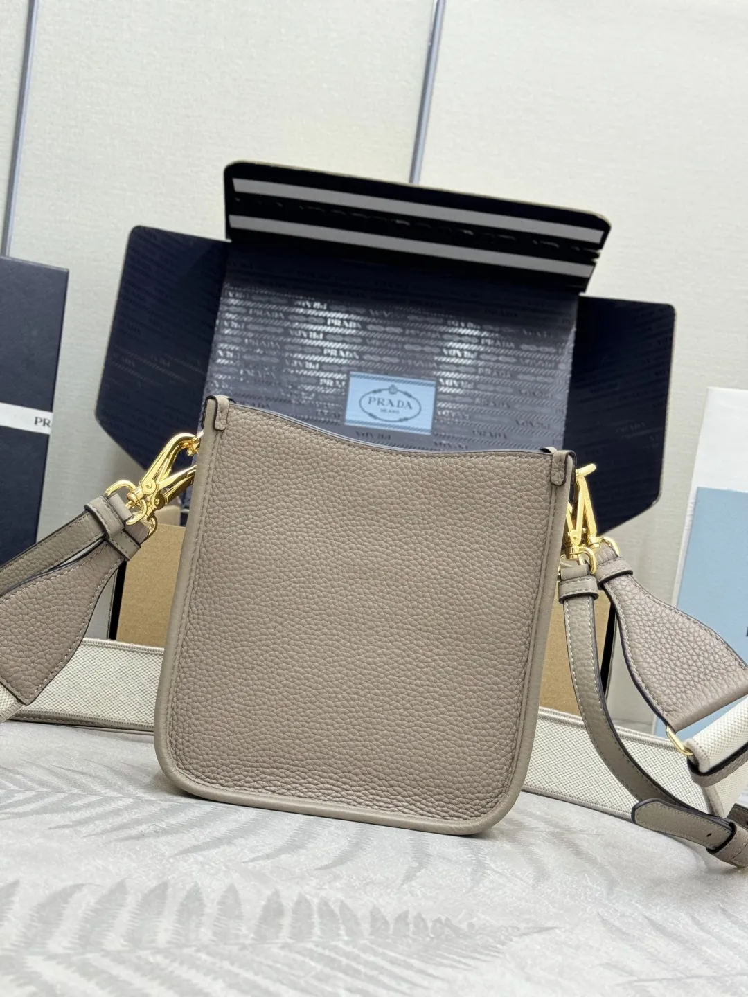 Prada 1BH191 Deerskin Mini Shoulder Bag D95016387 — view 3