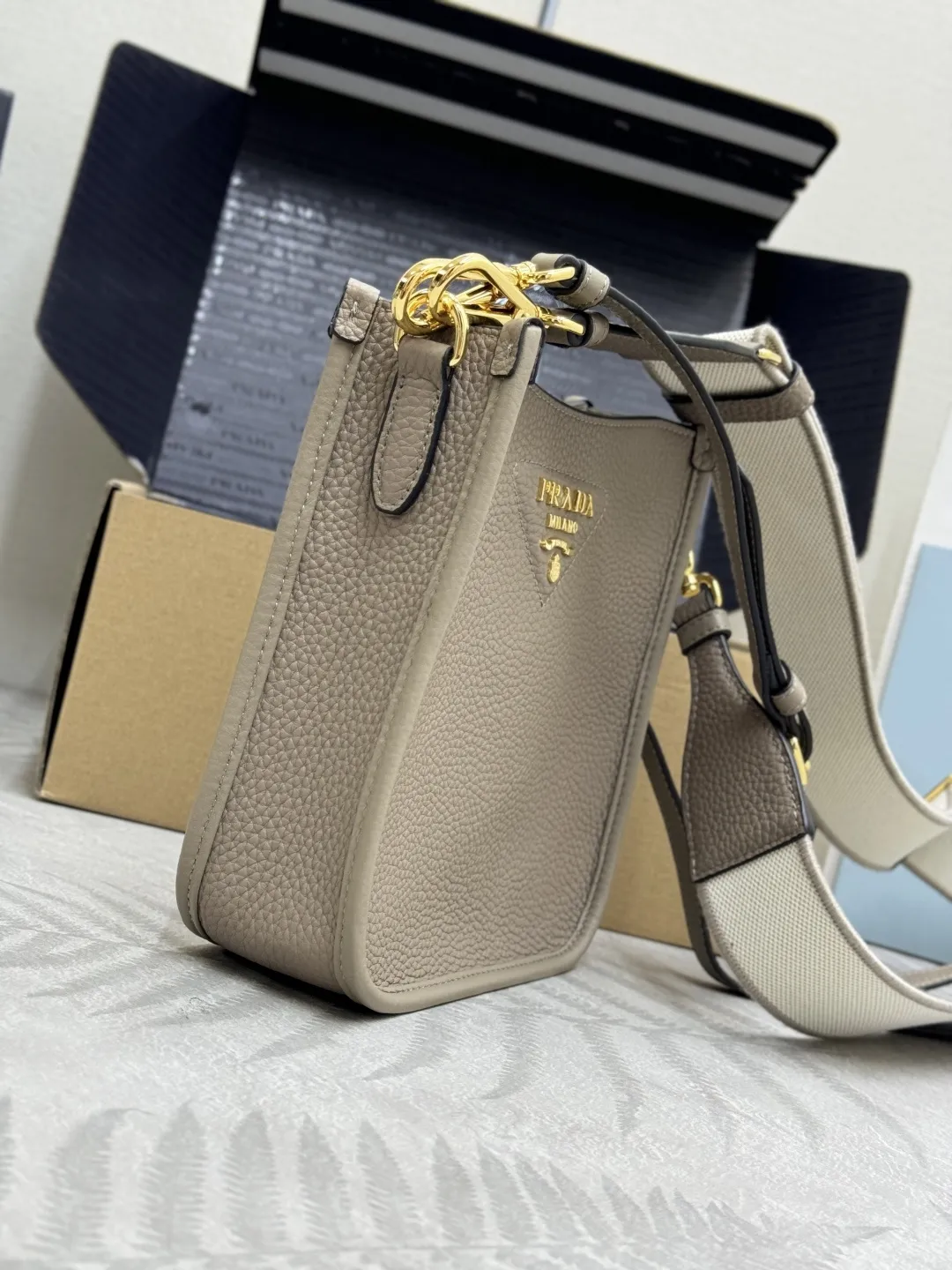 Prada 1BH191 Deerskin Mini Shoulder Bag D95016387 — view 4