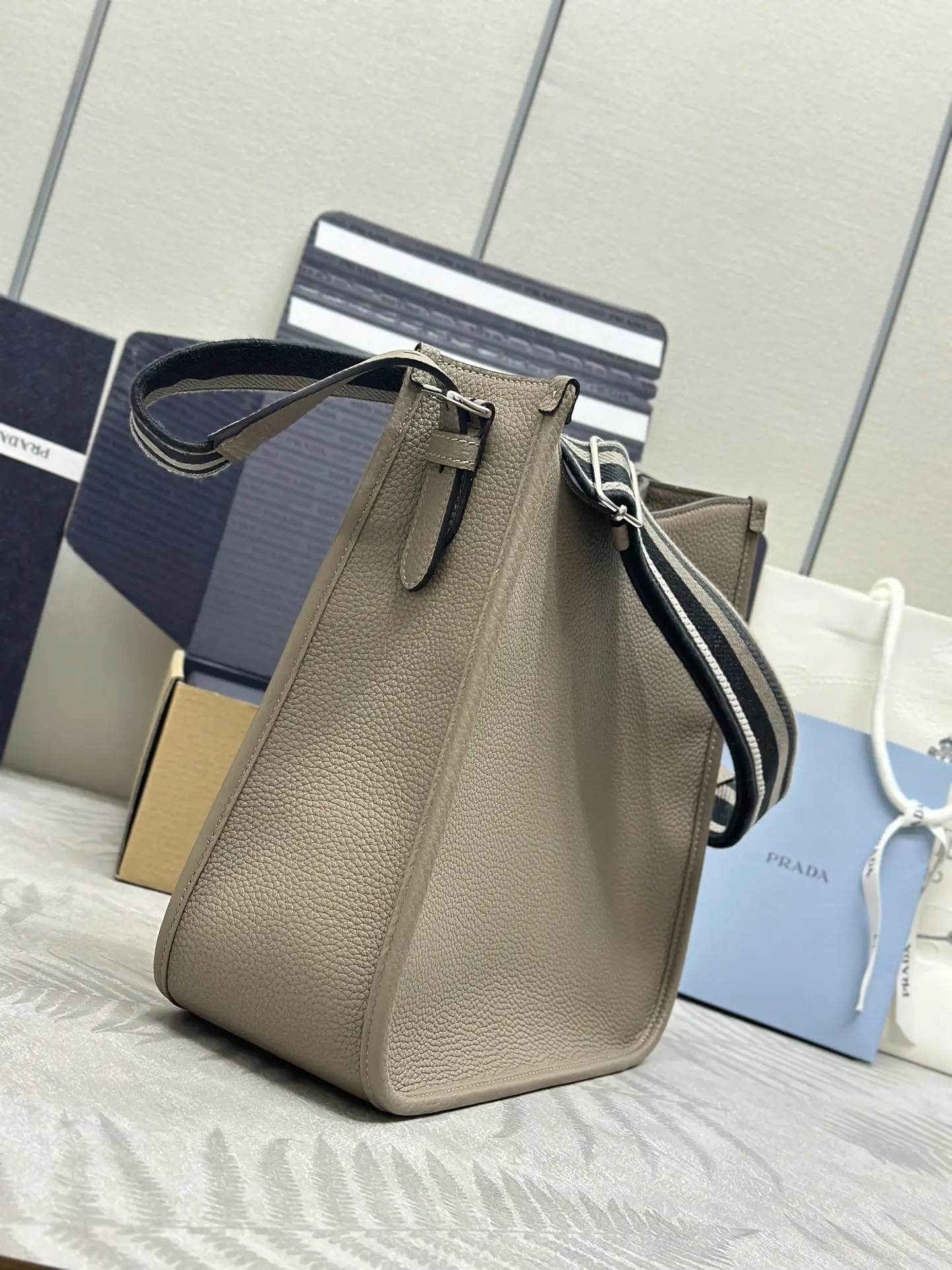 Prada Grained Leather Crossbody Bag D104016496 — view 3