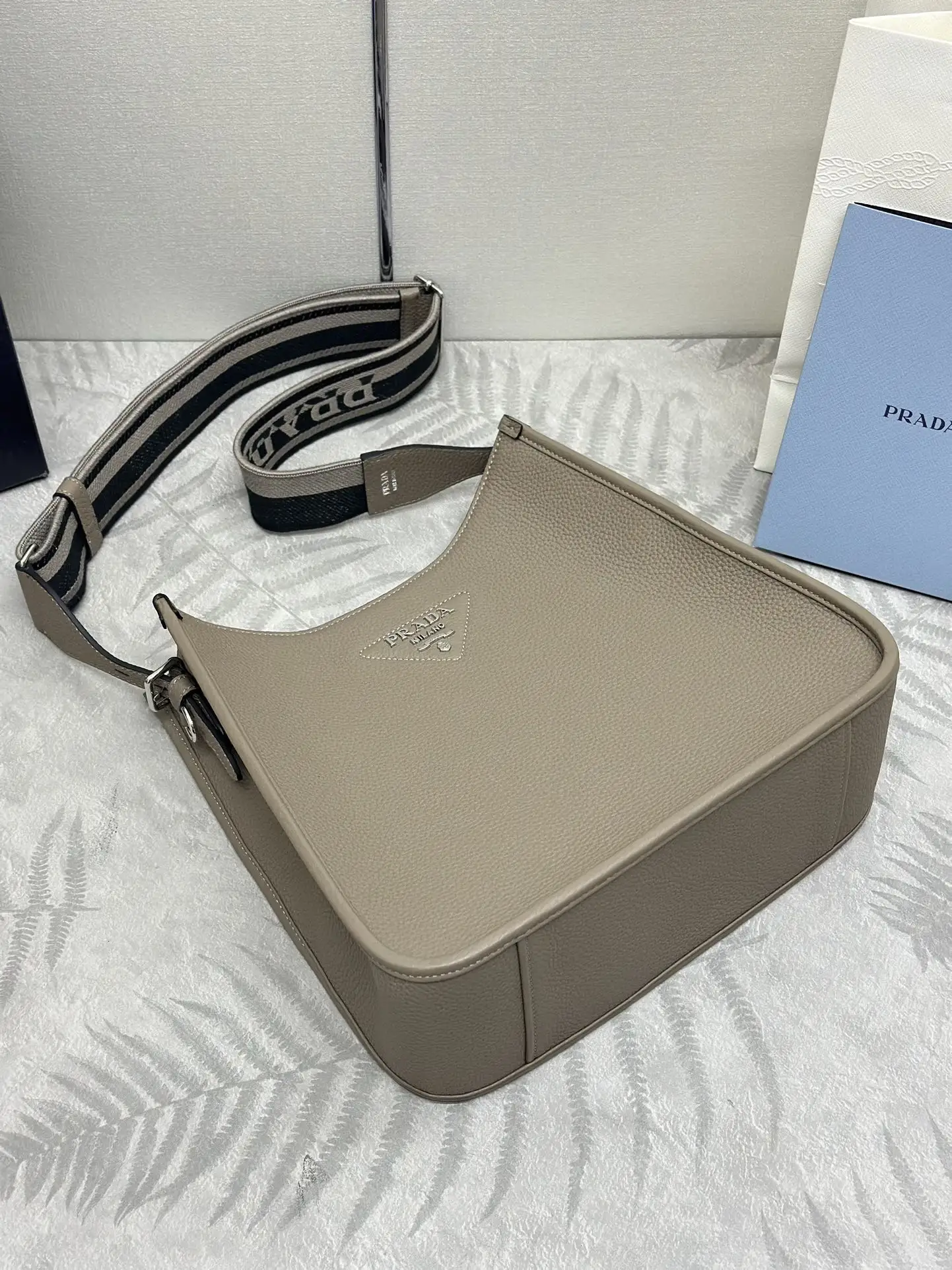 Prada Grained Leather Crossbody Bag D104016496 — view 4