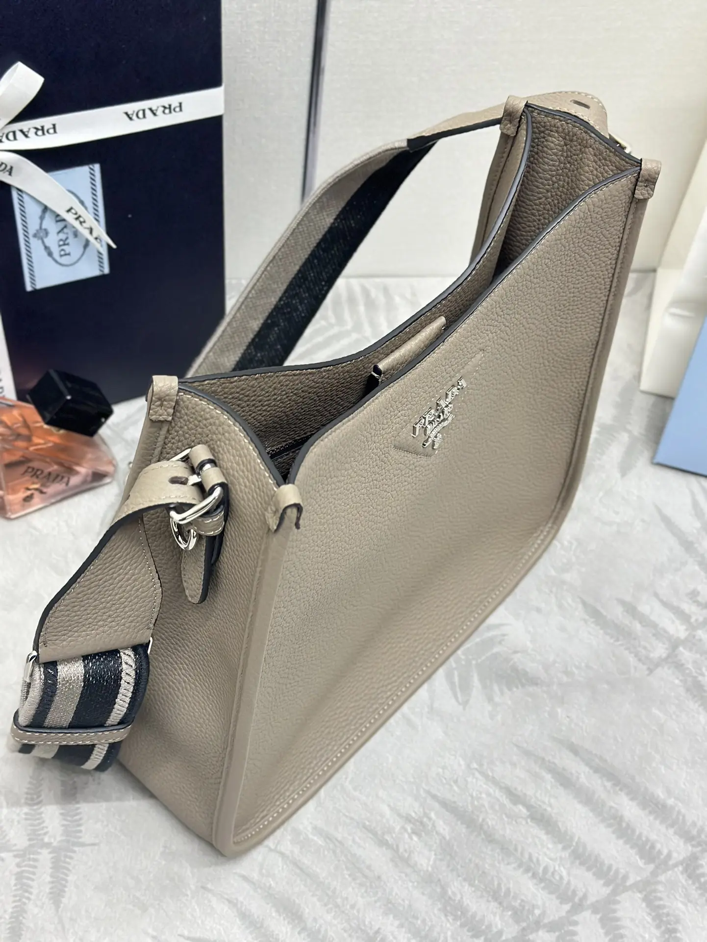 Prada Grained Leather Crossbody Bag D104016496 — view 5