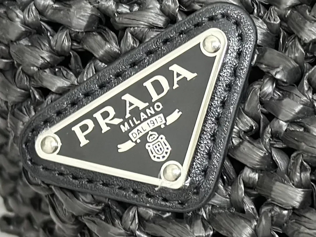 Prada Raffia Large Tote Bag D105016391 — view 6