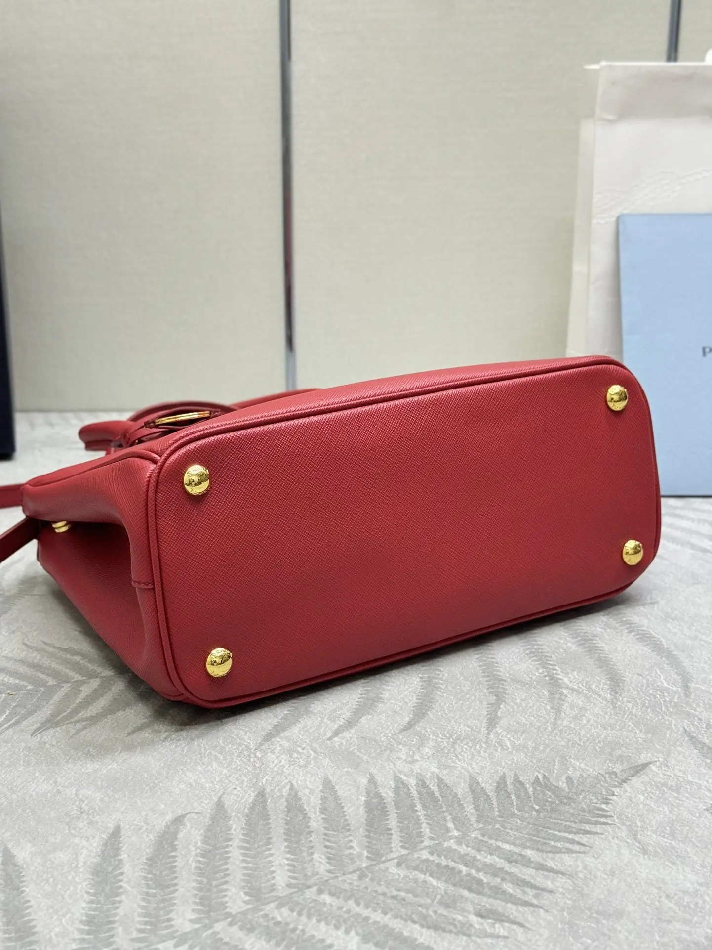 Prada Saffiano Leather Double Handle Tote Bag D98016394 — view 5