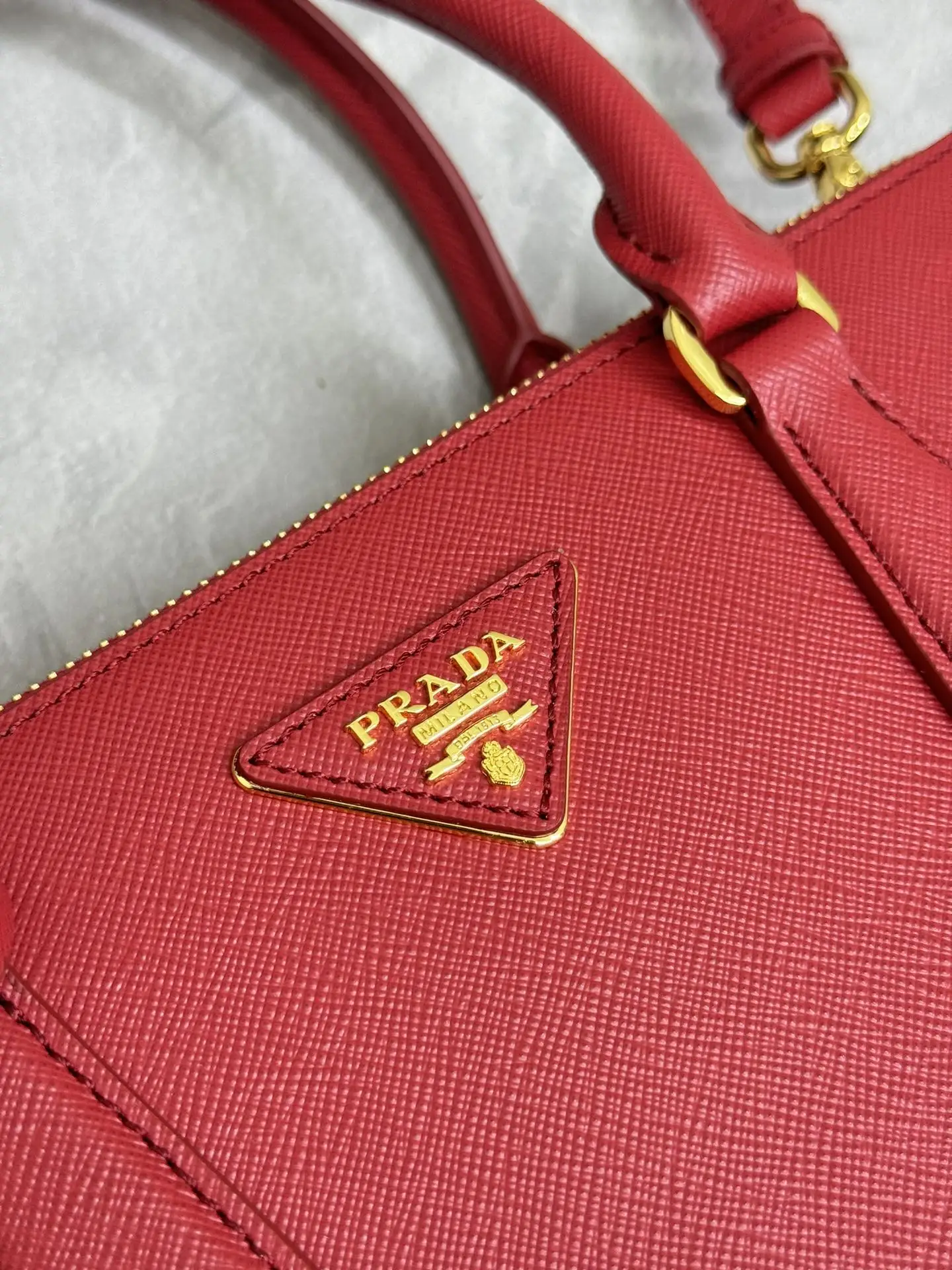 Prada Saffiano Leather Double Handle Tote Bag D98016394 — view 7
