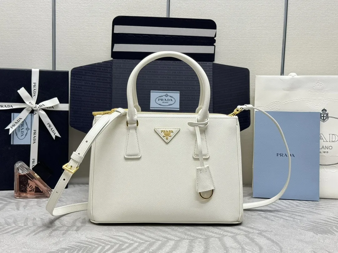 Saffiano Leather Double Handle Shoulder Bag D98016395