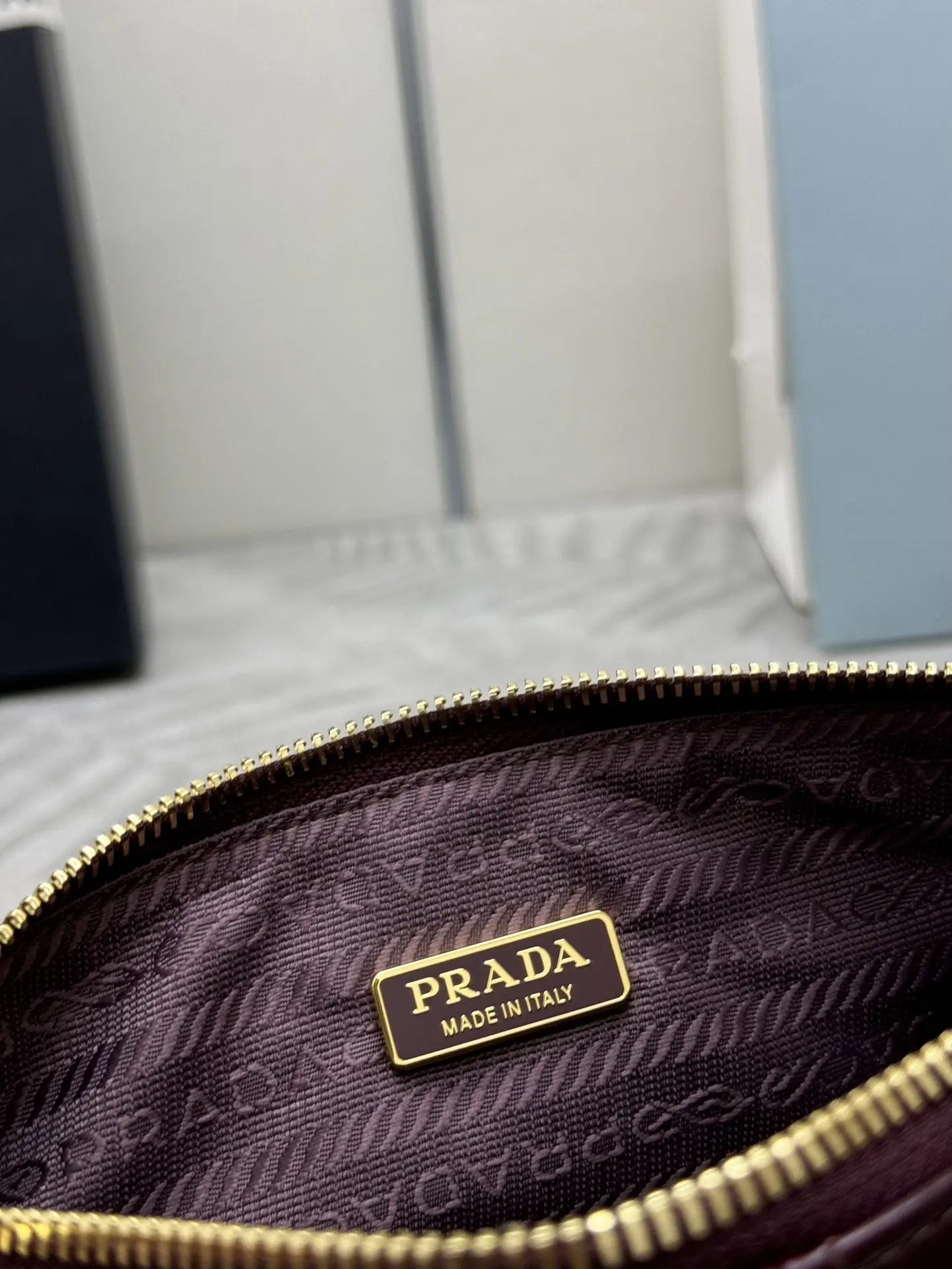 Prada 1BC221 Patent Leather Chain Shoulder Bag D88016398 — view 9