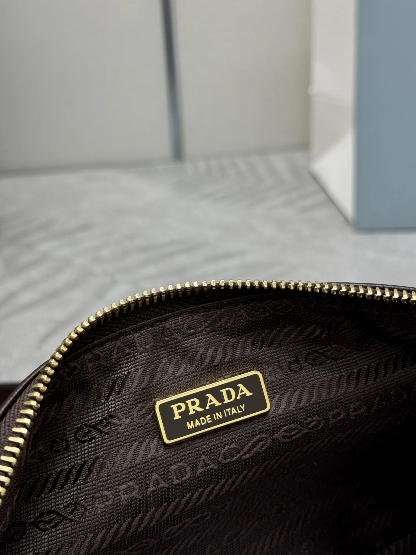 Prada 1BC221 Oiled Leather Shoulder Bag D88016399 — view 8