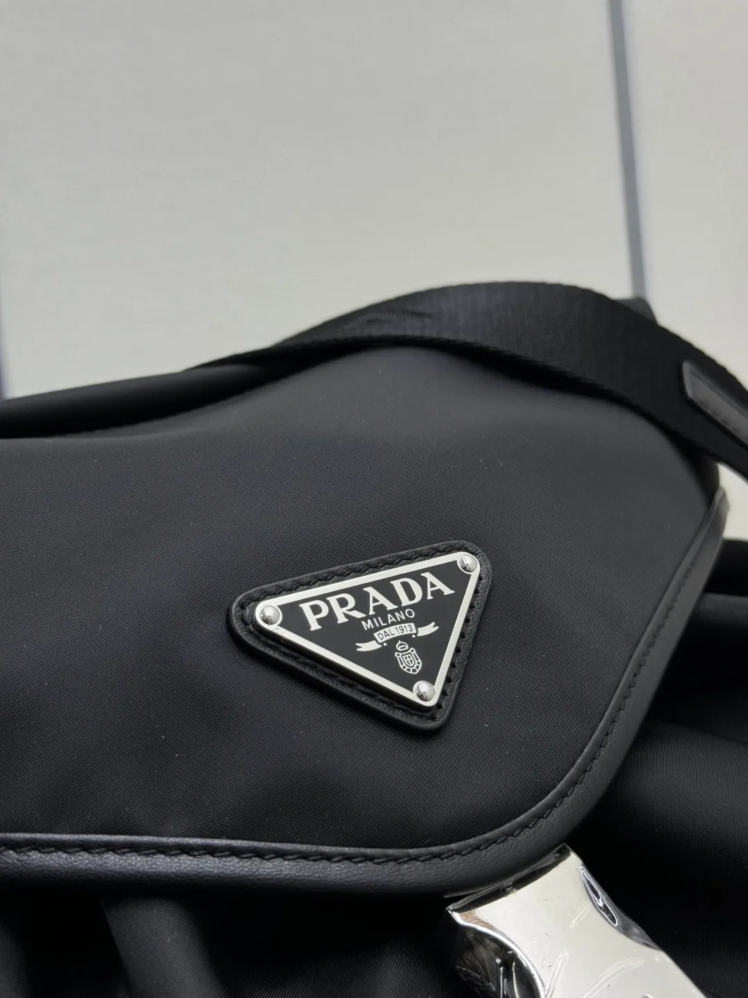 Nylon Backpack with Adjustable Shoulder Strap D98016403 — view 7