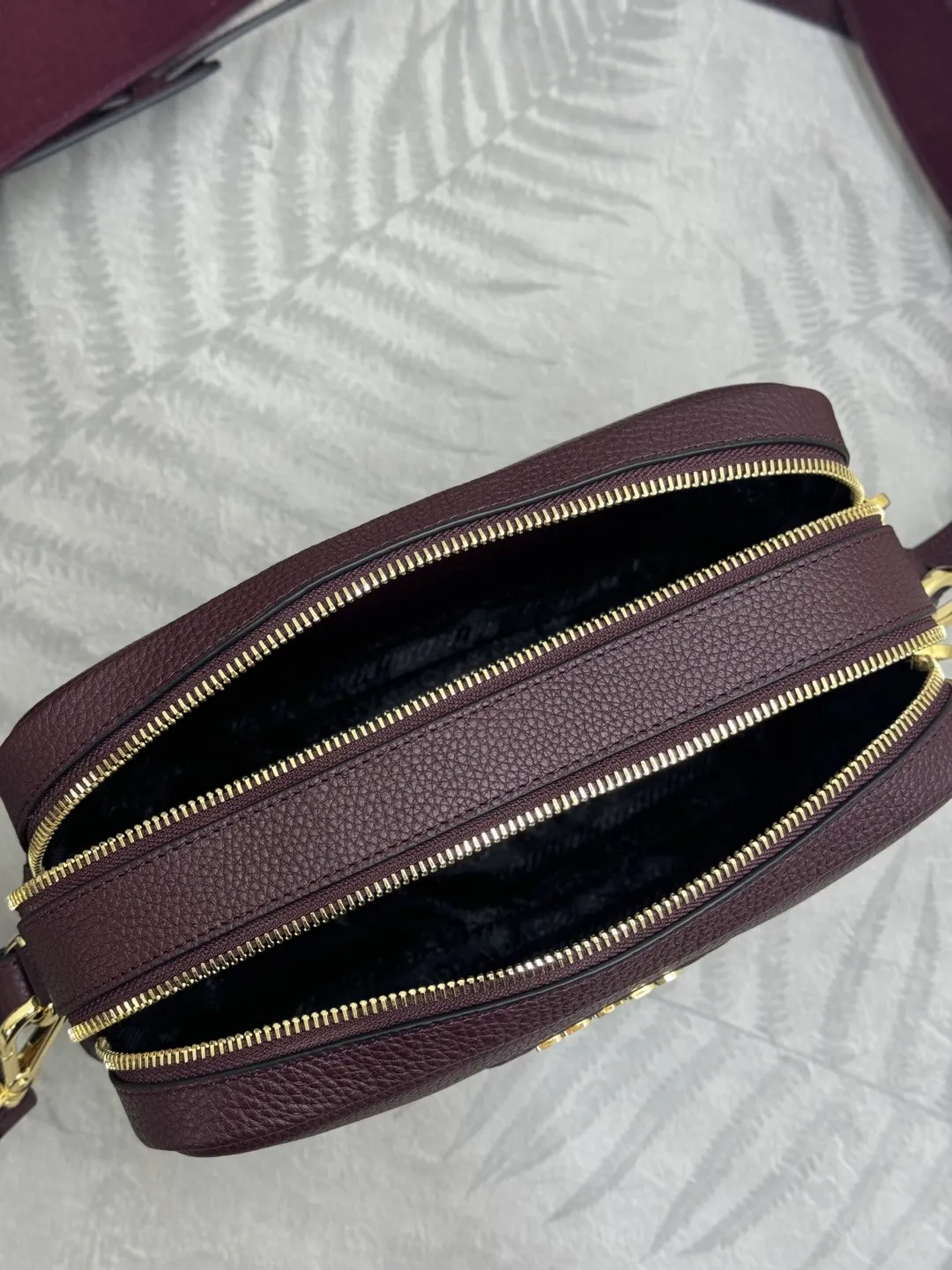 Prada 1BH082 Grained Leather Crossbody Bag D100016407 — view 8