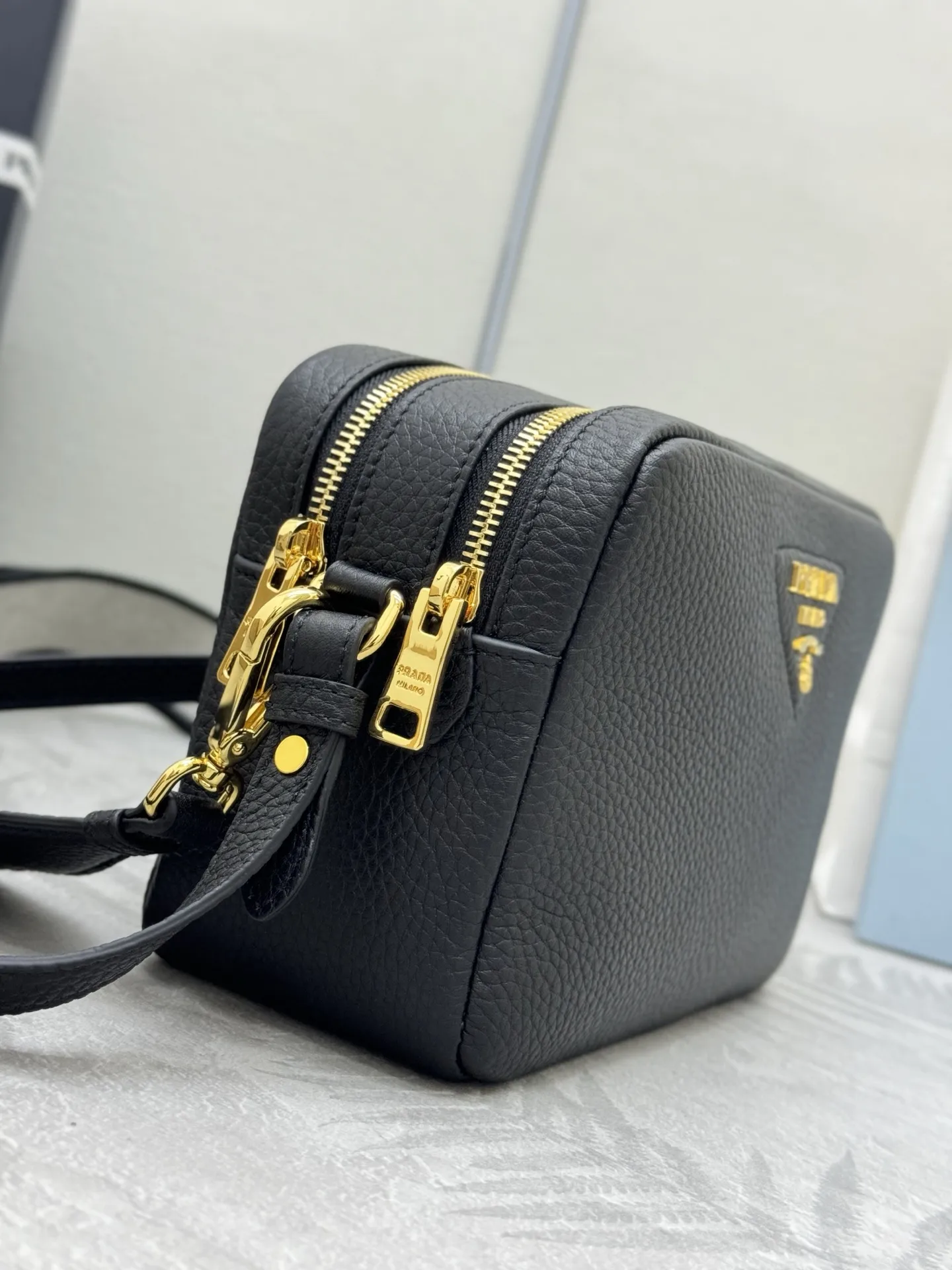 Prada 1BH082 Double-Layer Crossbody Bag D100016408 — view 4