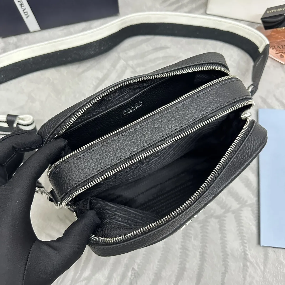 Prada Grained Leather Crossbody Bag D98016483 — view 6