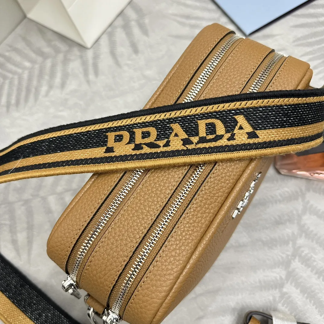 Prada Deerskin-Effect Leather Crossbody Bag D98016410 — view 3
