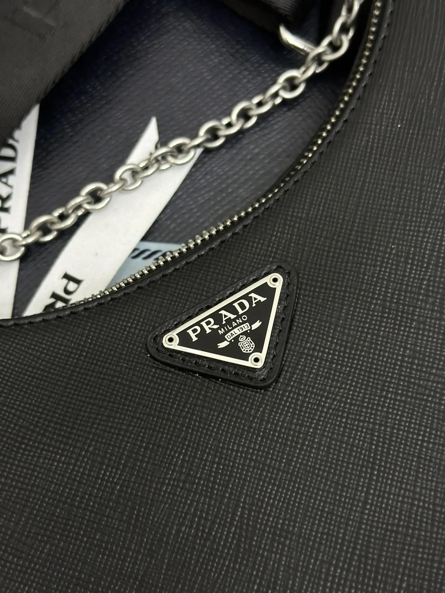 Prada Re-Edition 2005 Saffiano Leather Hobo Bag D86016412 — view 7