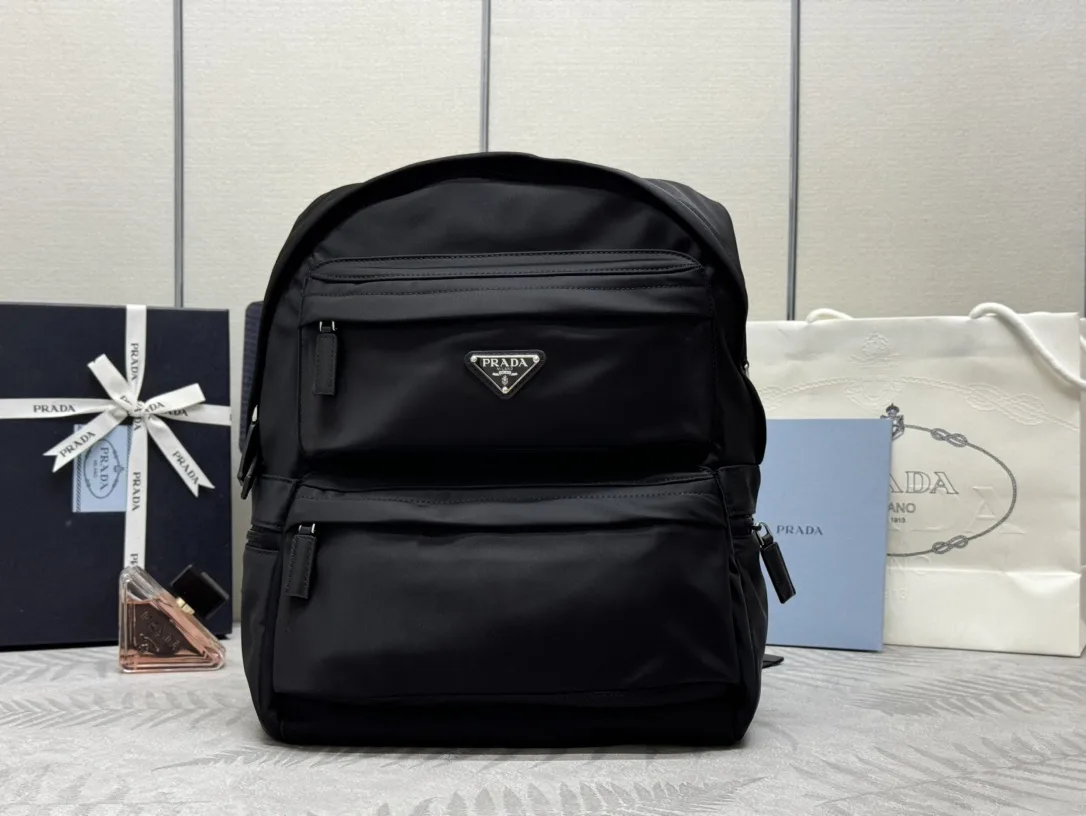 Prada Re-Nylon Saffiano Trim Backpack D70016419