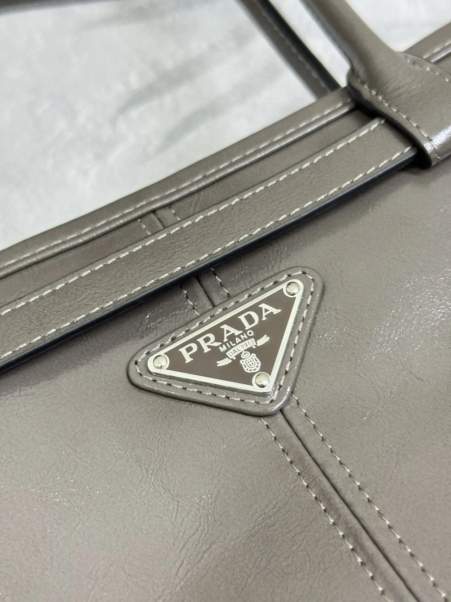 Prada Lux Soft Oiled Leather Tote Bag D135016422 — view 8