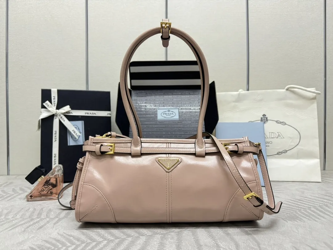 Soft Lux Leather Top-Handle Bag D104016426